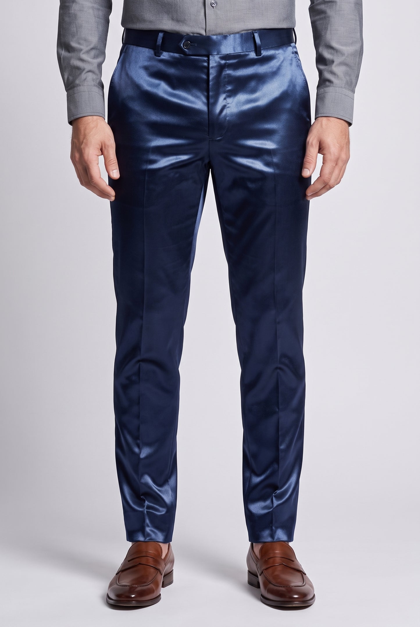 Calça Prada Azul Marinho Plus - modelo frente