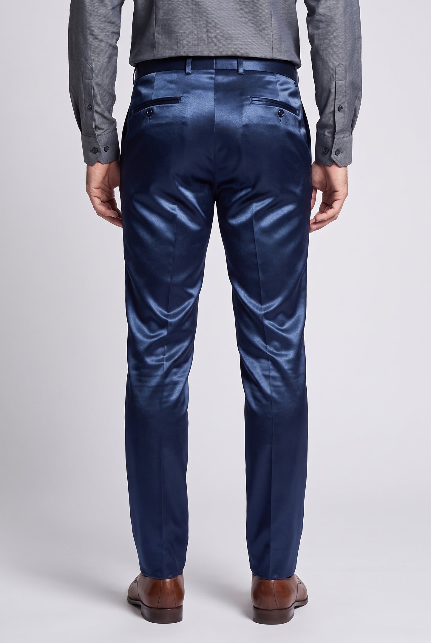 Calça Prada Azul Marinho - modelo costas