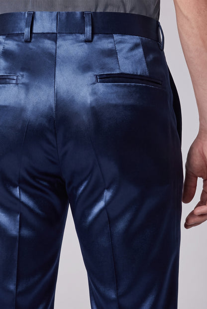 Calça Prada Azul Marinho - close cós traseiro