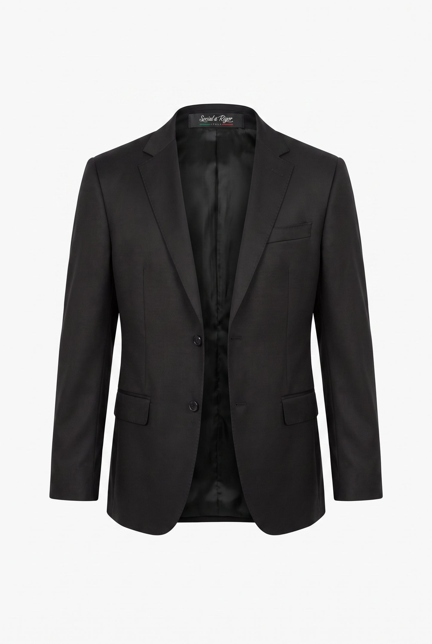 Paleto infantil poliviscose preto - etiqueta