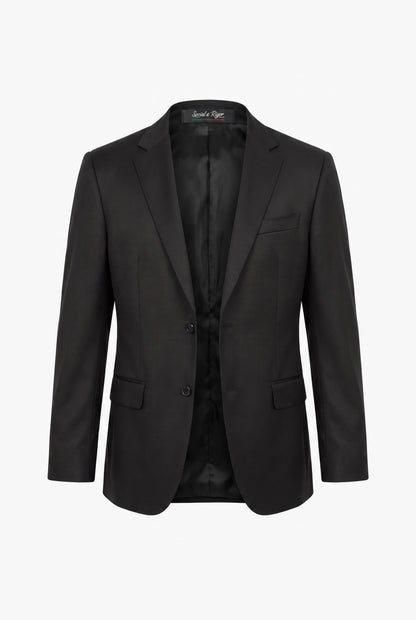 Paleto infantil poliviscose preto - etiqueta