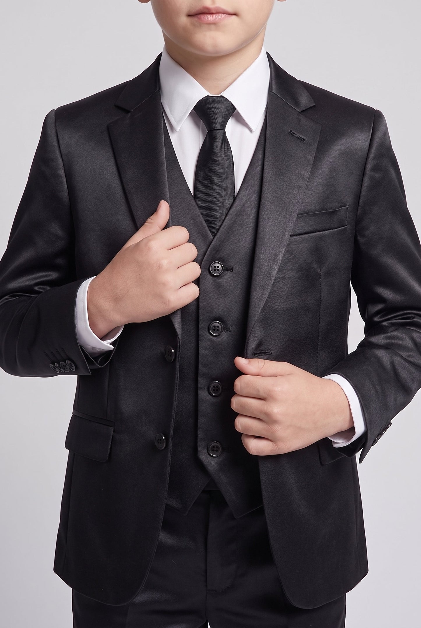 Colete Infantil Slim Italiano Prada - Preto
