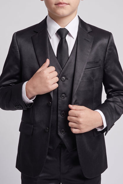 Colete Infantil Slim Italiano Prada - Preto
