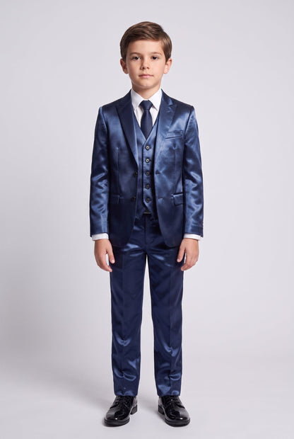Colete Infantil Slim Italiano Prada - Azul Marinho