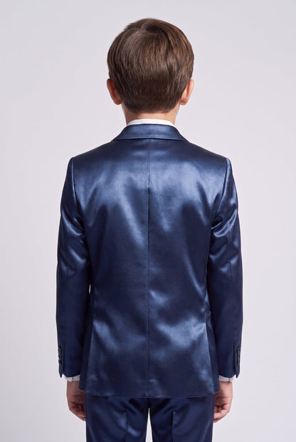 Blazer Infantil Slim Italiano Prada - Azul Marinho