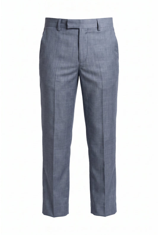 Calça Infantil Slim Italiano Melange - Cinza Médio