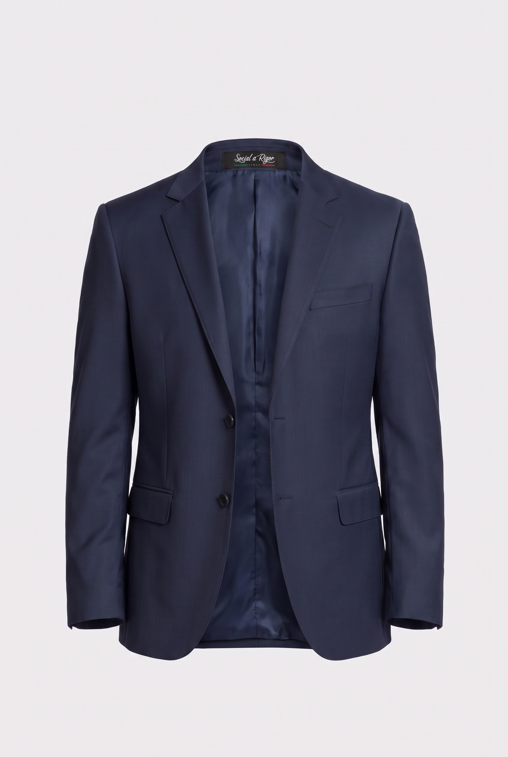 Paleto infantil poliviscose azul marinho - etiqueta