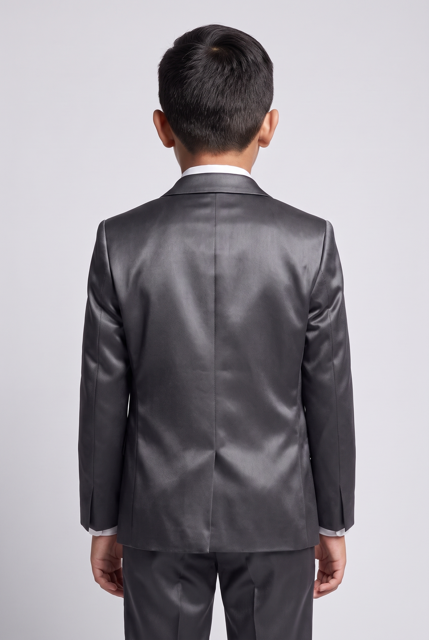 Blazer Infantil Slim Italiano Poliviscose - Chumbo