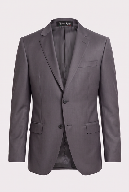 Blazer Infantil Slim Italiano Poliviscose - Chumbo