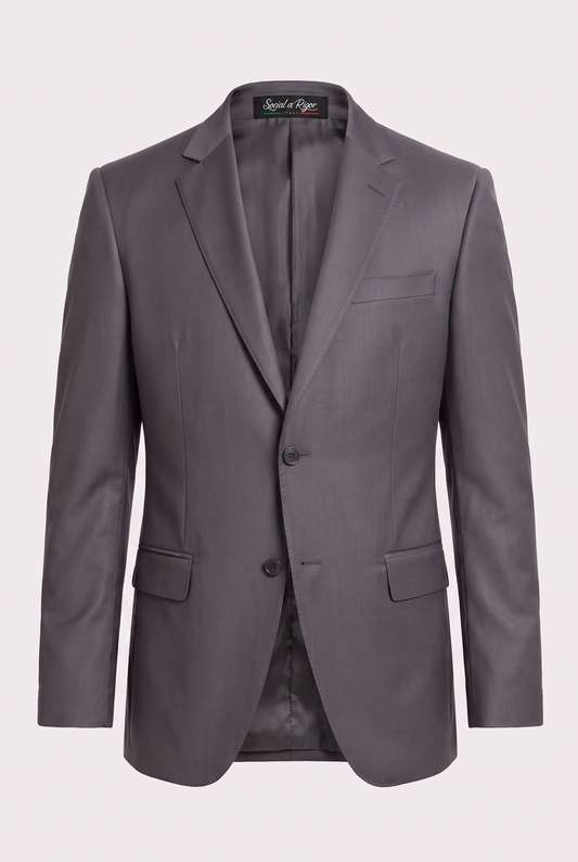 Blazer Infantil Slim Italiano Poliviscose - Chumbo