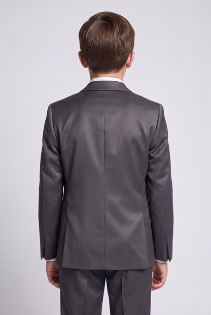 Blazer Infantil Slim Italiano Poliviscose - Grafite