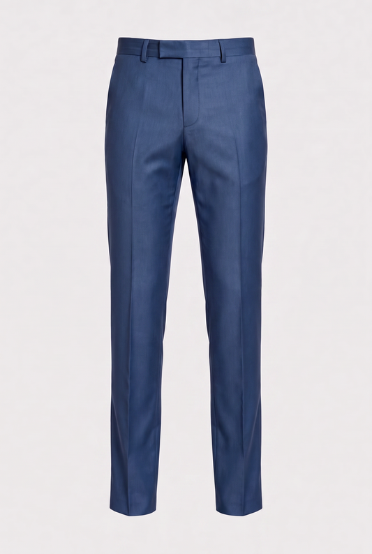 Calça Infantil Slim Italiano Poliviscose - Azul Índico
