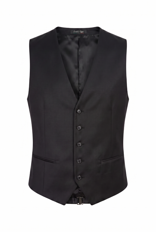 Colete Infantil Poliviscose Preto - ghost