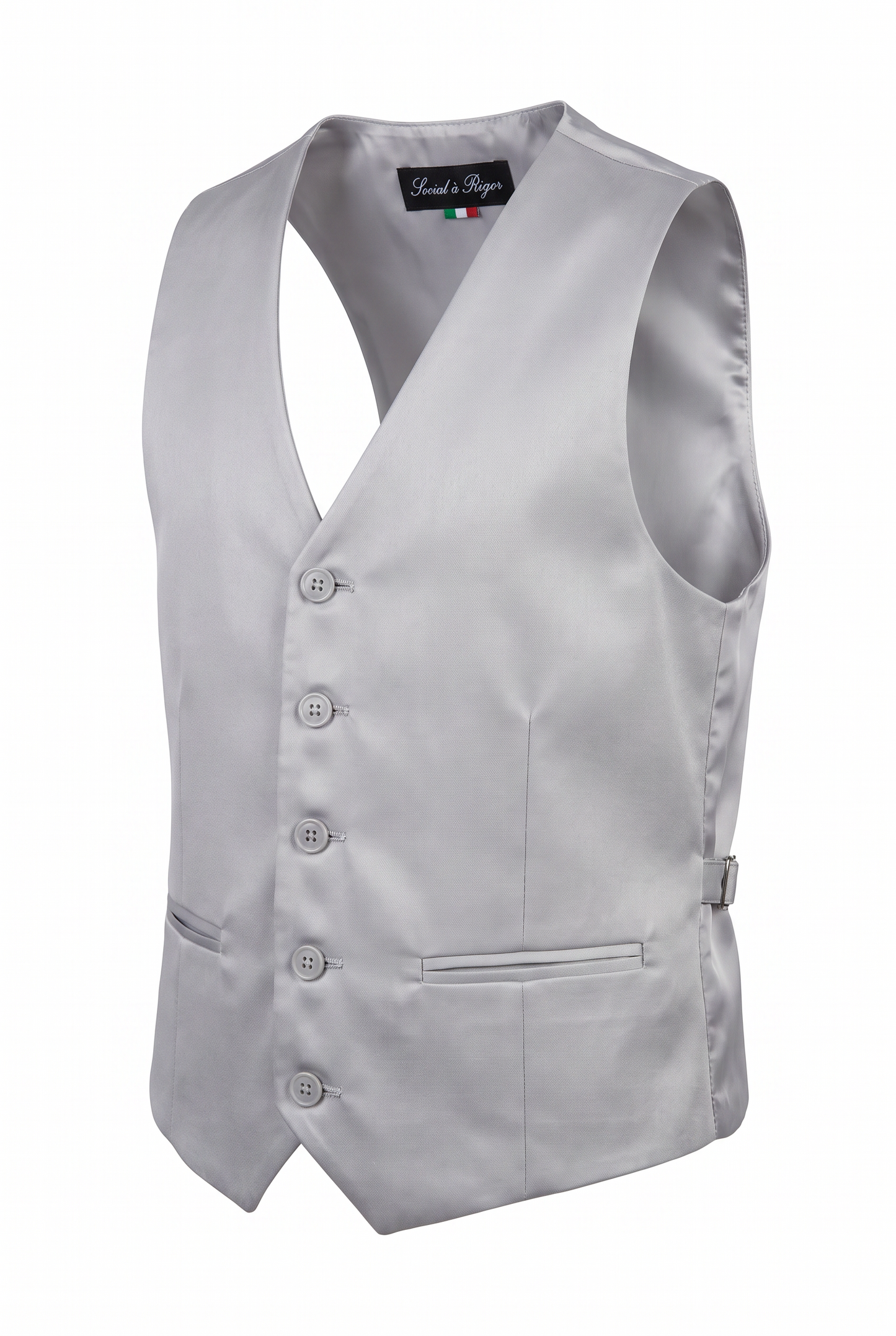 Colete Infantil Poliviscose Cinza Claro - ghost