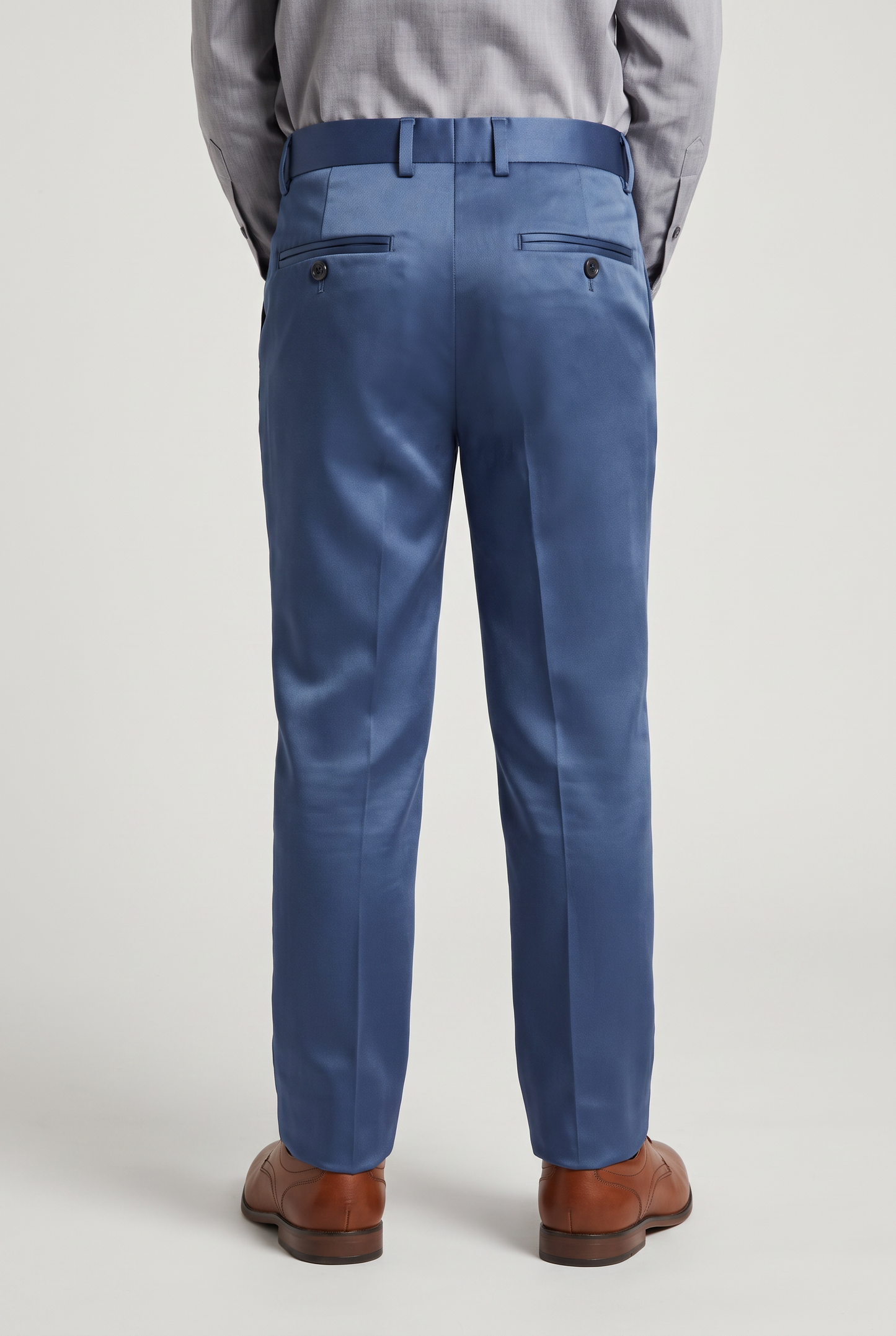 Calça Infantil Slim Italiano Poliviscose - Azul Índico