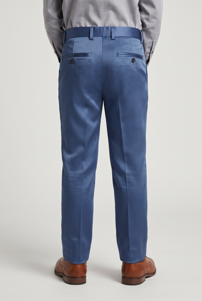 Calça Infantil Slim Italiano Poliviscose - Azul Índico