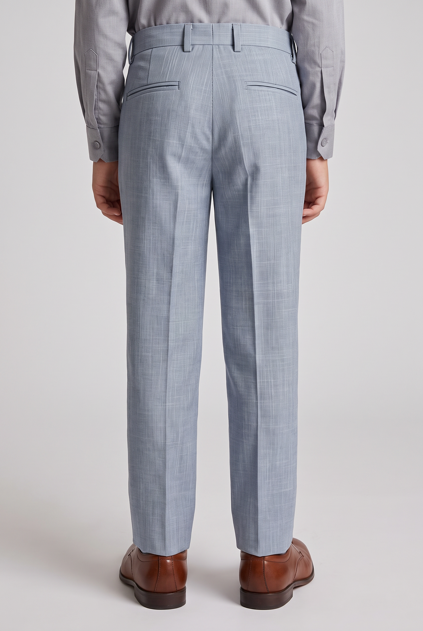 Calça Infantil Slim Italiano Melange - New Aço