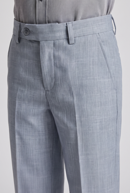 Calça Infantil Slim Italiano Melange - New Aço
