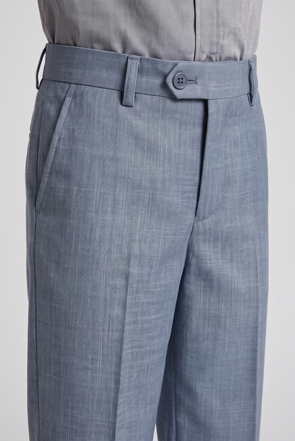 Calça Infantil Slim Italiano Melange - Cinza Médio