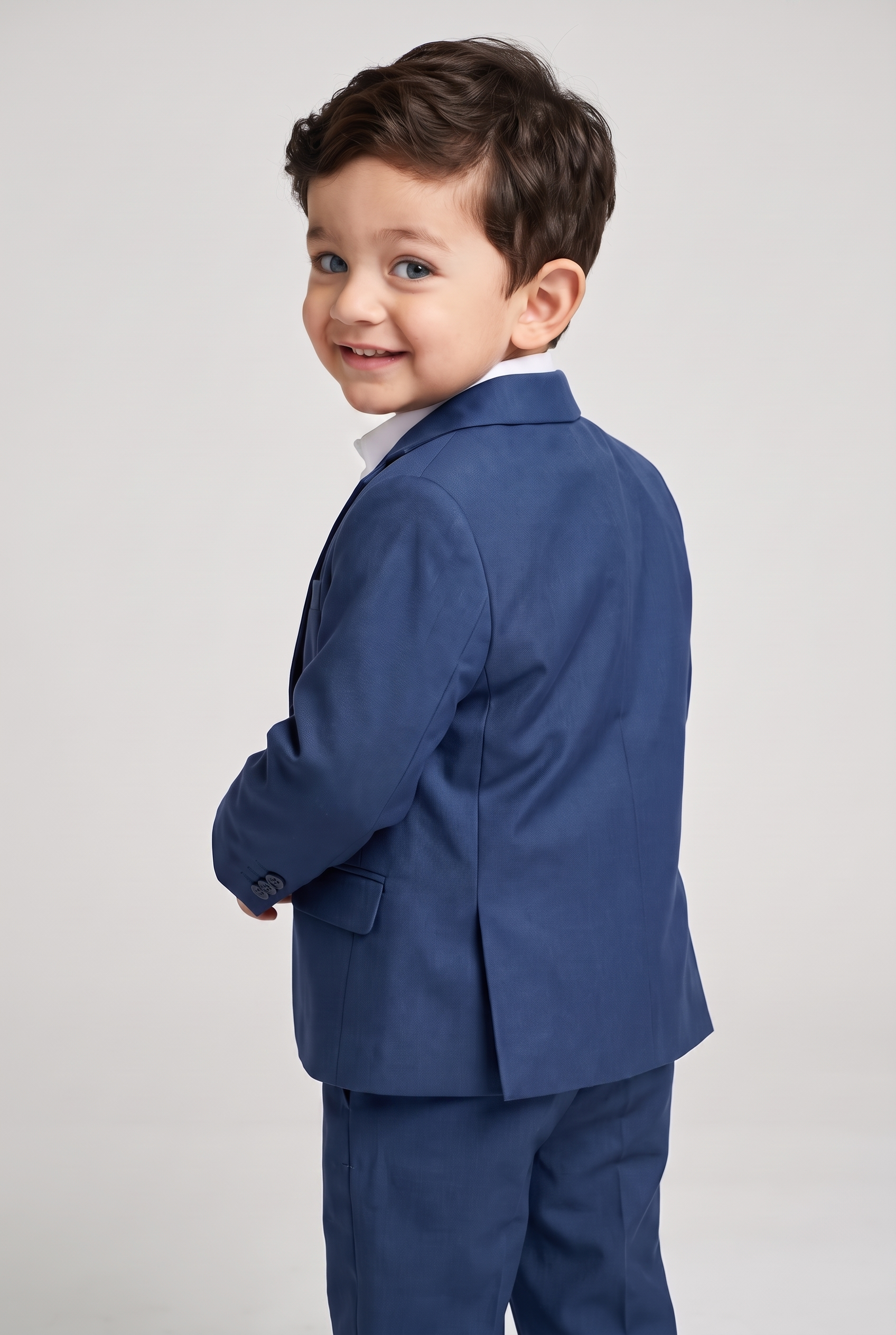 Terno Infantil Microfibra Azul Indico - Nicolas