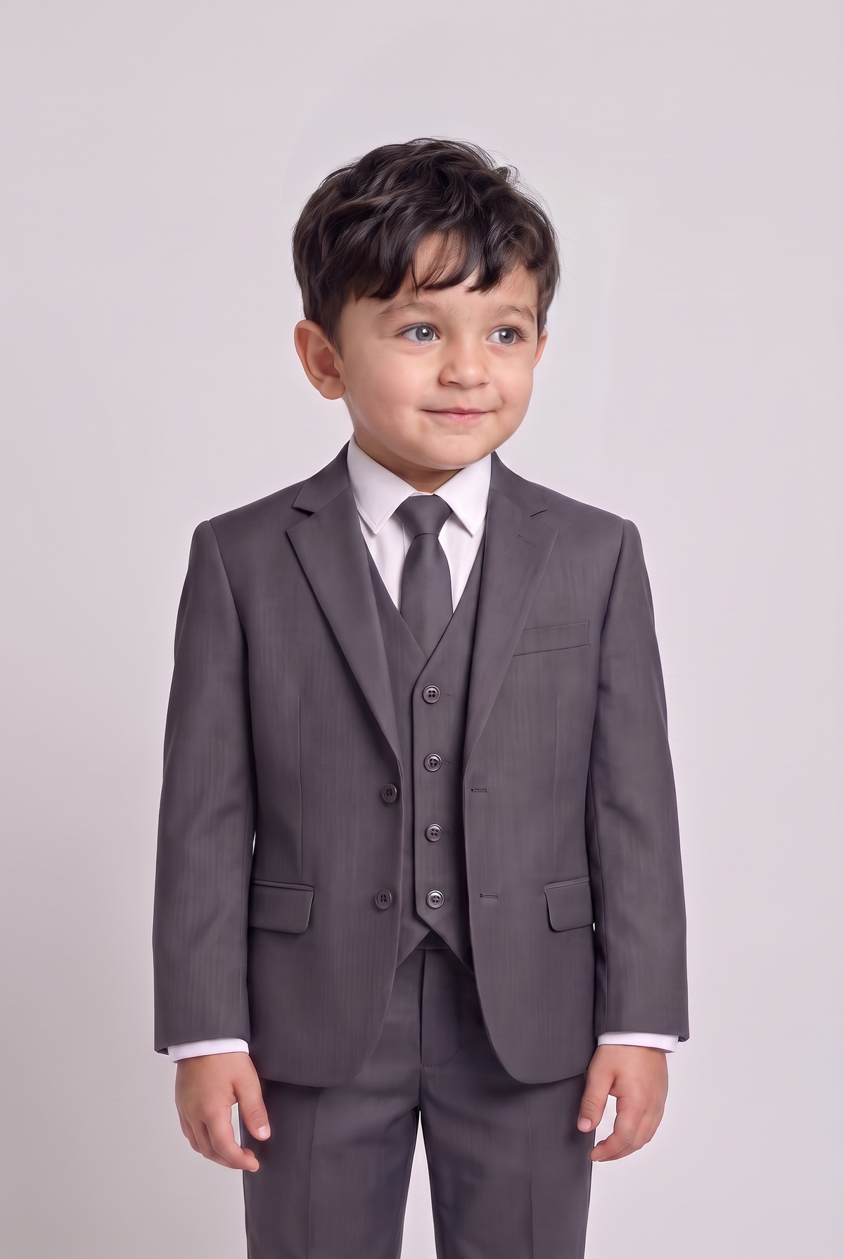 Terno Infantil Microfibra Chumbo - Nicolas hero