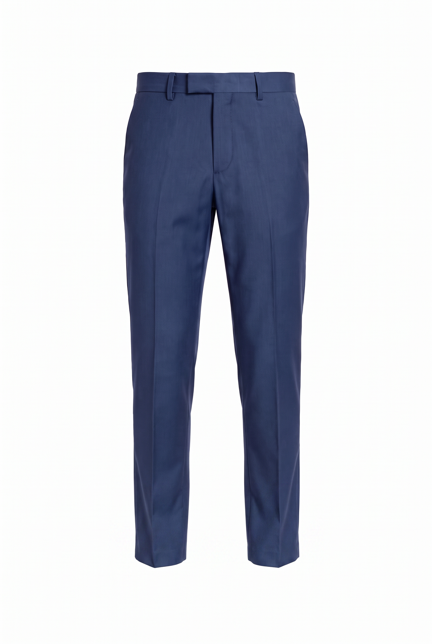Calça do Terno Infantil Regular Italiano Microfibra Azul Índico - foto ghost fundo branco