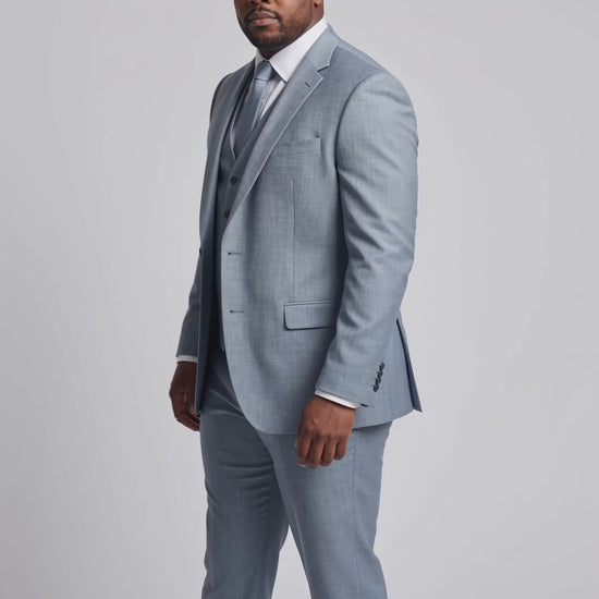 Terno Plus Size Melange New Aço em movimento