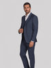 Terno Slim Italiano Poliviscose Azul Marinho em movimento