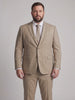 Costume Plus Size Melange Bege em movimento
