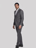 Costume Slim Italiano Poliviscose Chumbo em movimento