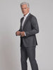 Costume Slim Italiano Poliviscose - Grafite em movimento