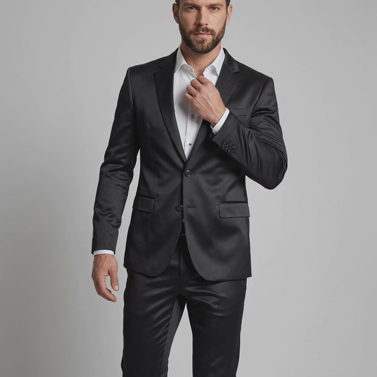 Costume Slim Italiano Prada - Preto em movimento