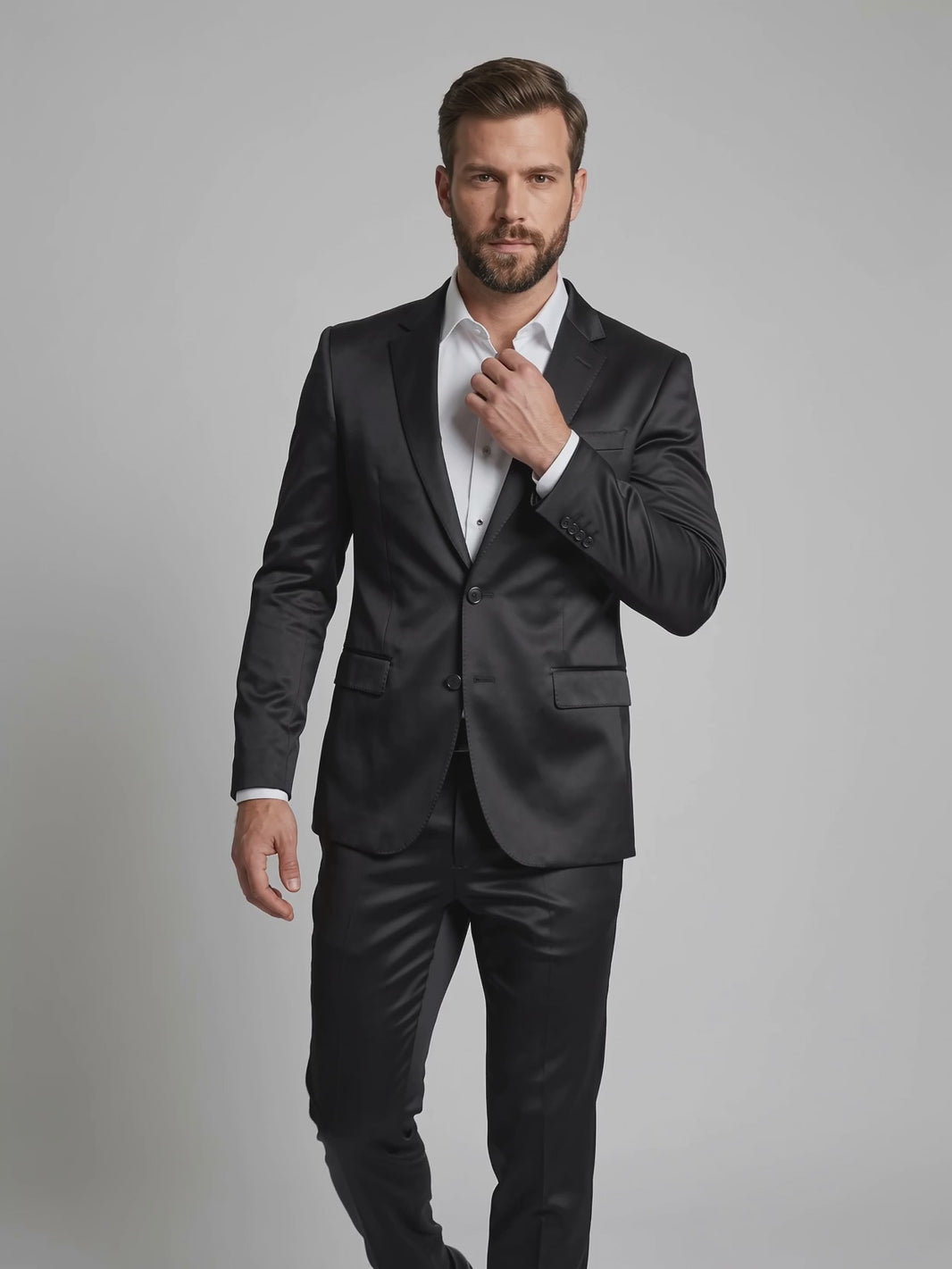Costume Slim Italiano Prada - Preto em movimento